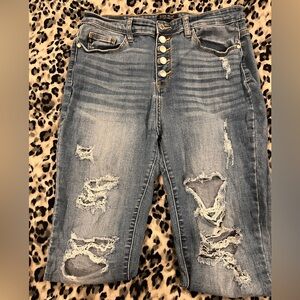 Distressed Judy Blue Jeans